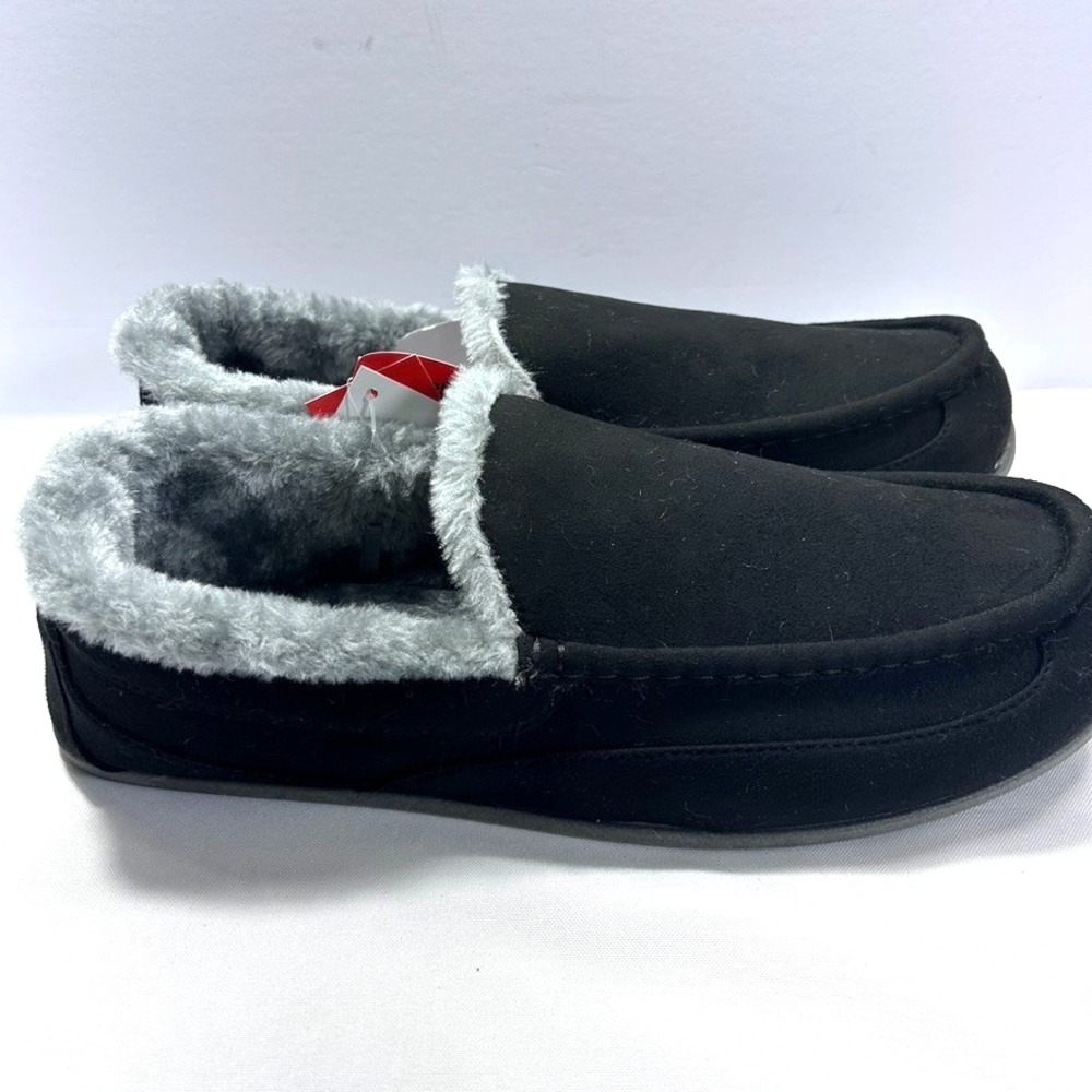 Deer Stags Spun Microsuede Slipper S.U.P.R.O Technology Men's Black US 13W - Picture 3 of 10